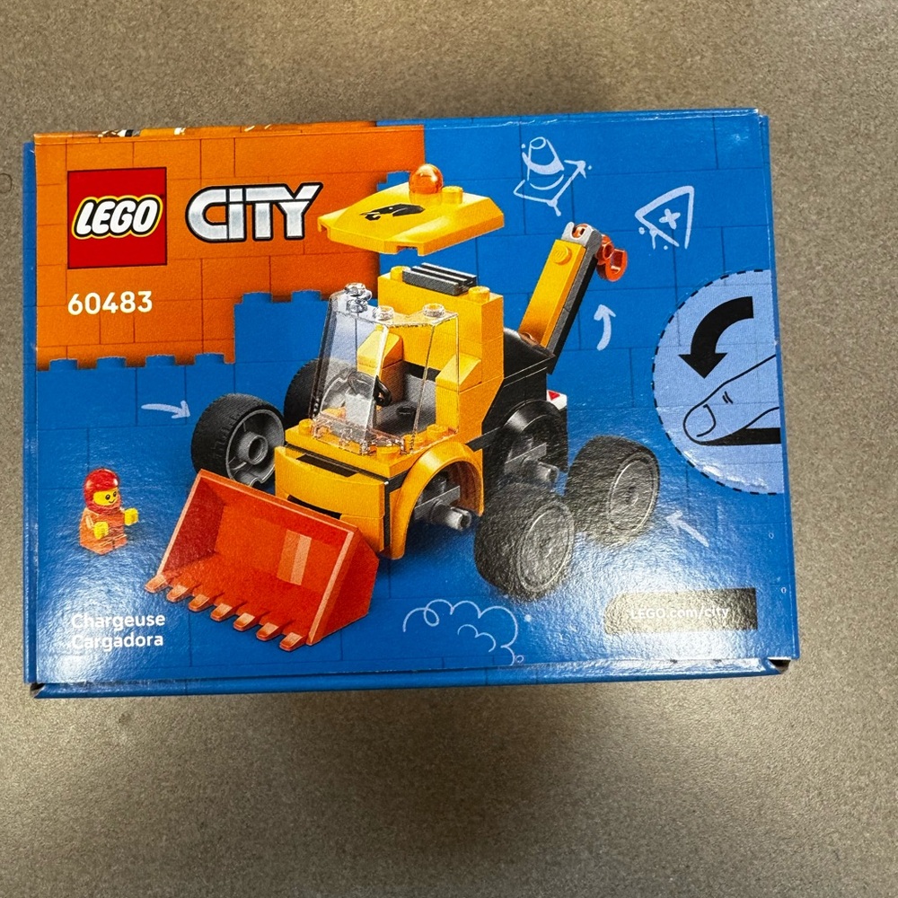 Lego City Rides: Construction Loader Building Set Backhoe with Mini Figure - Picture 2 of 3